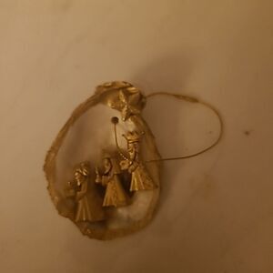 Three Wiseman Shell Ornament